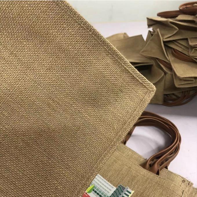 工場直接防水トート バックの麻のジュートのショッピング昼食のハンドバッグの中国製低価格
